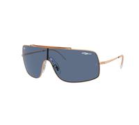 Ray - Ban Unisex RB3897 WINGS III 920280 Occhiali da sole Metallo Oro Blu Squadrata Normale