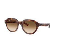 Ray - Ban Unisex RB4399 GINA 141451 Occhiali da sole Acetato Tartaruga Marrone Squadrata Normale Sfumato