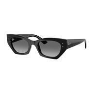 Ray - Ban Unisex RB4430 ZENA 667711 Occhiali da sole Iniettato Nero Grigio Geometrica Normale Sfumato