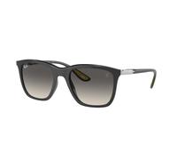 Ray - Ban Unisex RB4433M F62411 Occhiali da sole Nylon Grigio Grigio Squadrata Normale Sfumato