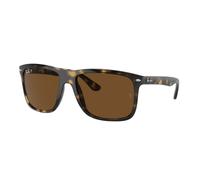 Ray - Ban Unisex RB4547 BOYFRIEND TWO 710/57 Occhiali da sole Iniettato Tartaruga Marrone Squadrata Polarizzata