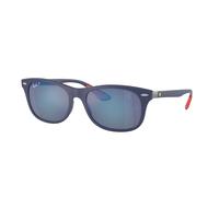 Ray - Ban Unisex RB4607M F604H0 Occhiali da sole Peek Blu Grigio Squadrata Polarizzata Specchiato