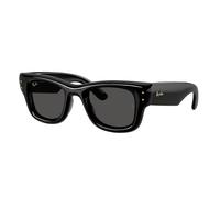 Ray - Ban Unisex RB4940 WAYFARER PUFFER 601/87 Occhiali da sole Nylon Nero Nero Squadrata Normale