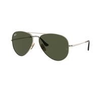 Ray - Ban Unisex RB8089 AVIATOR TITANIUM 926531 Occhiali da sole Titanio Oro Verde Pilot Normale