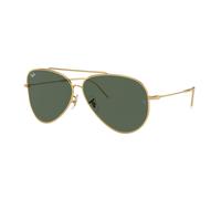 Ray - Ban Unisex RBR0101S AVIATOR REVERSE 001/VR Occhiali da sole Metallo Oro G15 Pilot Normale