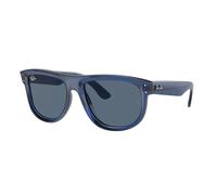 Ray - Ban Unisex RBR0501S BOYFRIEND REVERSE 67083A Occhiali da sole Iniettato Blu Blu Squadrata Normale