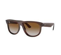 Ray - Ban Unisex RBR0501S BOYFRIEND REVERSE 6709CB Occhiali da sole Iniettato Marrone Marrone Squadrata Normale Sfumato