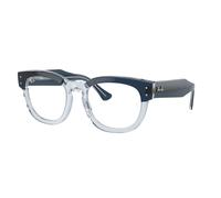 Ray - Ban Unisex RX0298V MEGA HAWKEYE 8324 Montature da vista Acetato Blu Trasparente Squadrata Normale