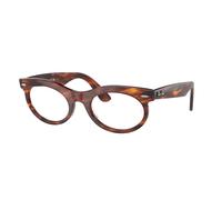 Ray - Ban Unisex RX2242V WAYFARER OVAL 2144 Montature da vista Acetato Marrone Trasparente Rotonda Normale