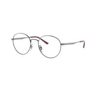 Ray - Ban Unisex RX3681V 2502 Montature da vista Metallo Grigio Trasparente Pantos Normale
