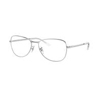 Ray - Ban Unisex RX3733V 2501 Montature da vista Metallo Argento Trasparente Pilot Normale