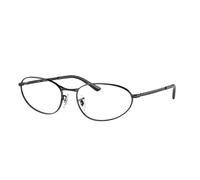 Ray - Ban Unisex RX3734V 2509 Montature da vista Metallo Nero Trasparente Geometrica Normale