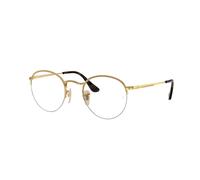 Ray - Ban Unisex RX3947V ROUND GAZE 2500 Montature da vista Metallo Oro Trasparente Rotonda Normale