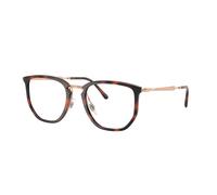 Ray - Ban Unisex RX4451V 5687 Montature da vista Nylon Marrone Trasparente Geometrica Normale