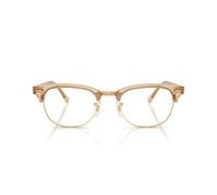 Ray-Ban Unisex Rx5154 Clubmaster Fotocromatico Montatura Occhiali per Prescrizione Occhiali, Onde fotocromatiche, lenti marrone/demo, 53 mm