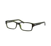 Ray - Ban Unisex RX5169 2383 Montature da vista Acetato Marrone Trasparente Squadrata Normale