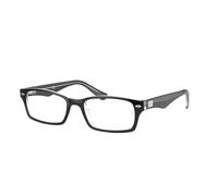 Ray - Ban Unisex RX5206 2034 Montature da vista Acetato Nero Trasparente Squadrata Normale
