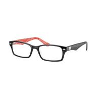 Ray-Ban RX5206 Unisex Design Polarizzate Sole Black Cristallo Rosso Logo 52 MM