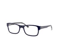 Ray - Ban Unisex RX5268 5739 Montature da vista Acetato Blu Trasparente Squadrata Normale