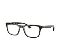 Ray - Ban Unisex RX5279 5974 Montature da vista Acetato Marrone Trasparente Squadrata Normale