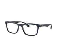 Ray - Ban Unisex RX5279 8283 Montature da vista Acetato Blu Trasparente Squadrata Normale