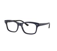 Ray - Ban Unisex RX5383 MR BURBANK 8283 Montature da vista Acetato Blu Trasparente Squadrata Normale
