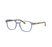 Ray - Ban Unisex RX5393 LEONARD 8228 Montature da vista Acetato Blu Trasparente Squadrata Normale