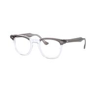 Ray - Ban Unisex RX5398 HAWKEYE 8111 Montature da vista Acetato Grigio Trasparente Squadrata Normale