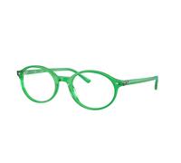 Ray - Ban Unisex RX5429 GERMAN 8441 Montature da vista Acetato Verde Trasparente Rotonda Normale