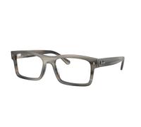 Ray - Ban Unisex RX5435 8404 Montature da vista Acetato Tartaruga Trasparente Squadrata Normale