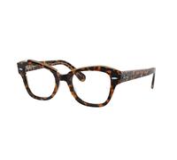 Ray - Ban Unisex RX5486 STATE STREET 5989 Montature da vista Plastica Havana Geometrica