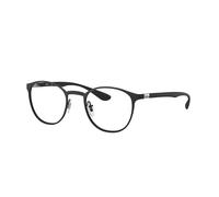 Ray - Ban Unisex RX6355 2503 Montature da vista Metallo Nero Trasparente Pantos Normale