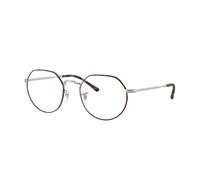 Ray - Ban Unisex RX6465 JACK 3194 Montature da vista Metallo Havana Trasparente Geometrica Normale