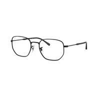 Ray - Ban Unisex RX6496 2509 Montature da vista Metallo Nero Trasparente Geometrica Normale