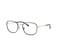 Ray - Ban Unisex RX6496 3175 Montature da vista Metallo Nero Trasparente Geometrica Normale