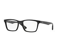 Ray - Ban Unisex RX7025 2000 Montature da vista Iniettato Nero Trasparente Squadrata Normale