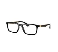 Ray - Ban Unisex RX7056 5644 Montature da vista Iniettato Nero Trasparente Squadrata Normale