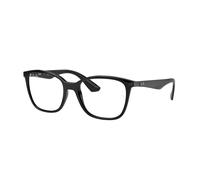 Ray - Ban Unisex RX7066 2000 Montature da vista Iniettato Nero Trasparente Squadrata Normale