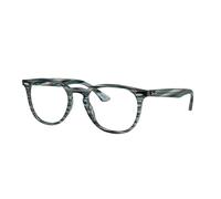 Ray - Ban Unisex RX7159 5750 Montature da vista Acetato Blu Trasparente Pantos Normale
