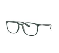 Ray - Ban Unisex RX7199 8062 Montature da vista Peek Verde Trasparente Squadrata Normale