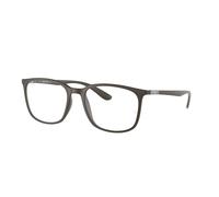 Ray - Ban Unisex RX7199 8063 Montature da vista Peek Marrone Trasparente Squadrata Normale
