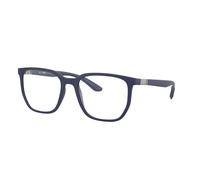 Ray - Ban Unisex RX7235 5207 Montature da vista Peek Blu Trasparente Geometrica Normale