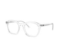 Ray - Ban Unisex RX7238 ALICE 2001 Montature da vista Acetato Trasparente Trasparente Geometrica Normale