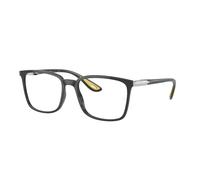 Ray - Ban Unisex RX7240M F624 Montature da vista Nylon Grigio Trasparente Squadrata Normale