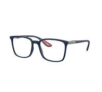Ray - Ban Unisex RX7240M F698 Montature da vista Nylon Blu Trasparente Squadrata Normale