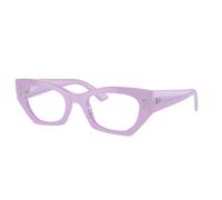 Ray - Ban Unisex RX7330 ZENA 8346 Montature da vista Iniettato Viola Trasparente Geometrica Normale