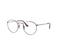 Ray - Ban Unisex RX8247V ROUND 1223 Montature da vista Titanio Grigio Trasparente Squadrata Normale