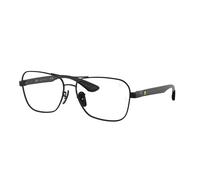Ray - Ban Unisex RX8436M F117 Montature da vista Metallo Nero Trasparente Squadrata Normale
