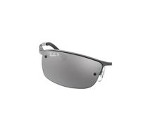 Ray - Ban Uomo Coppia di Lenti di ricambio Ray-Ban RB3183 Lenti di ricambio Grigio Squadrata Specchiate Sfumato