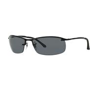 Ray - Ban Uomo Ray - Ban RB3183 002/81 Occhiali da sole Metallo Nero Grigio Squadrata Polarizzata